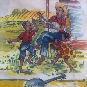 Black Americana oversized linen teatowels 29” x 16” in excellent condition